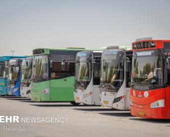 ترخیص و تحویل ۳۵ دستگاه اتوبوس شهری در بندرعباس