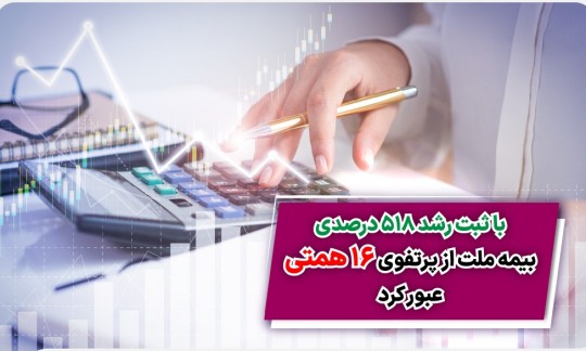 بیمه ملت از پرتفوی 16 همتی عبور کرد