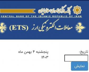 معامله 82 میلیون دلار در بازار ارز تجاری در روز پنج شنبه